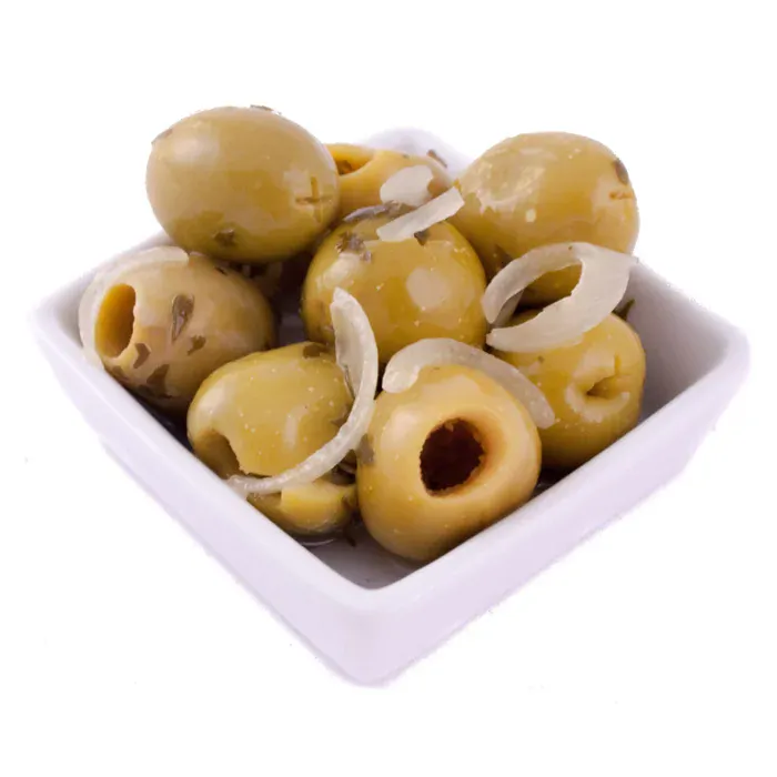 Olivy Gordal s cibulí v oleji Amfora 580g